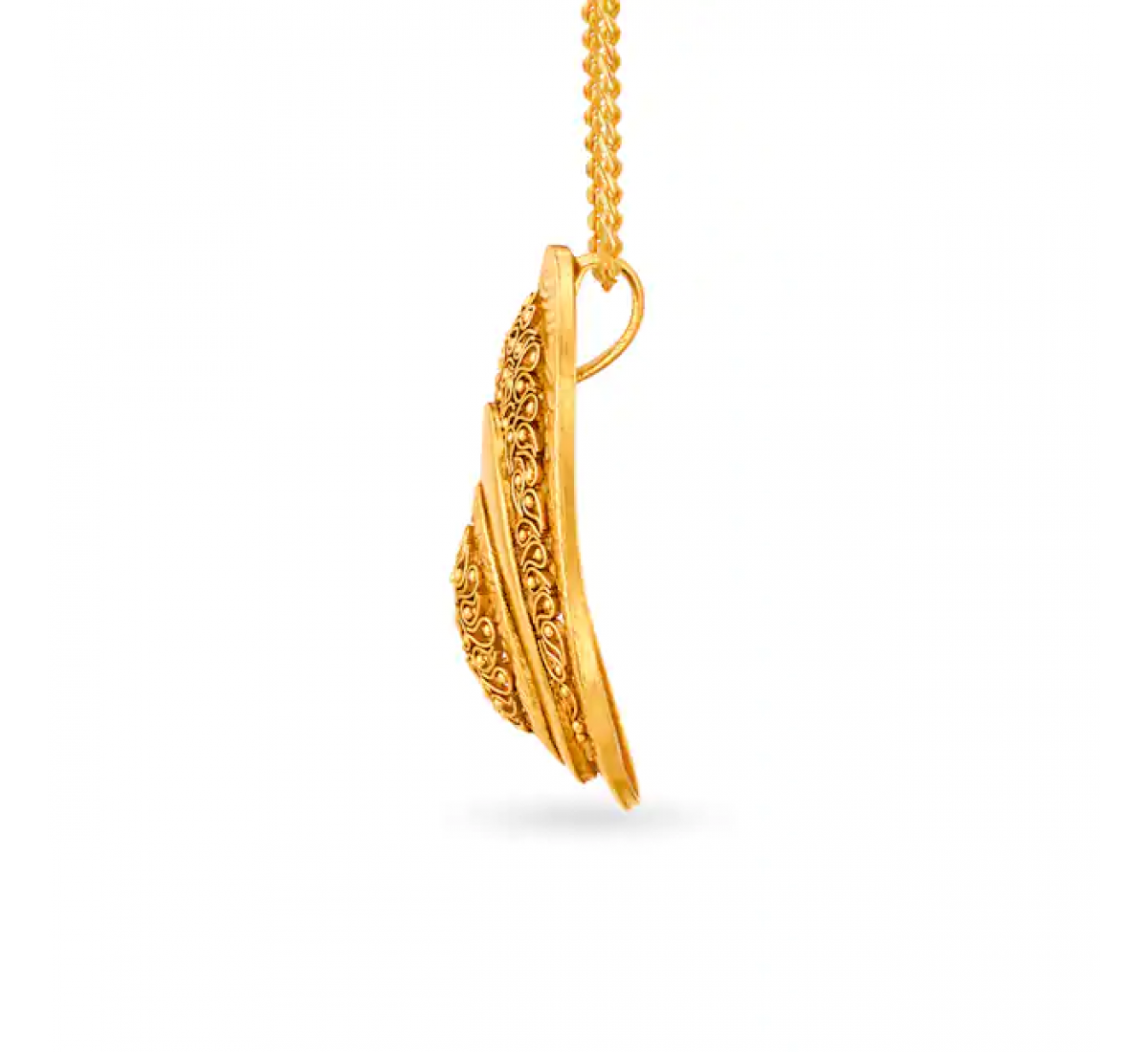 Elegant Dax Gold Pendant Set