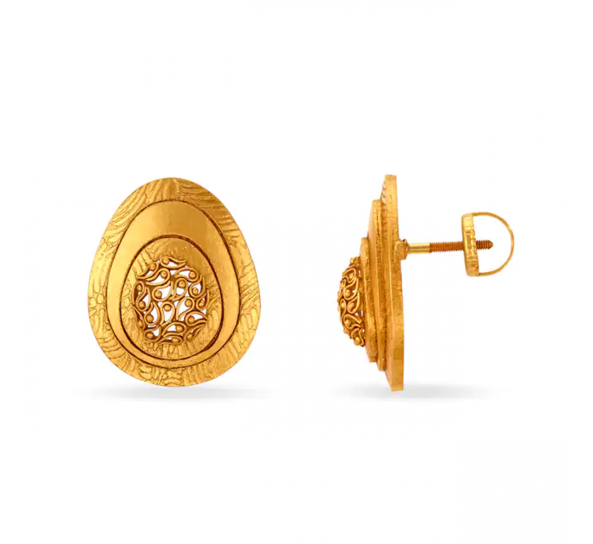 Elegant Dax Gold Pendant Set