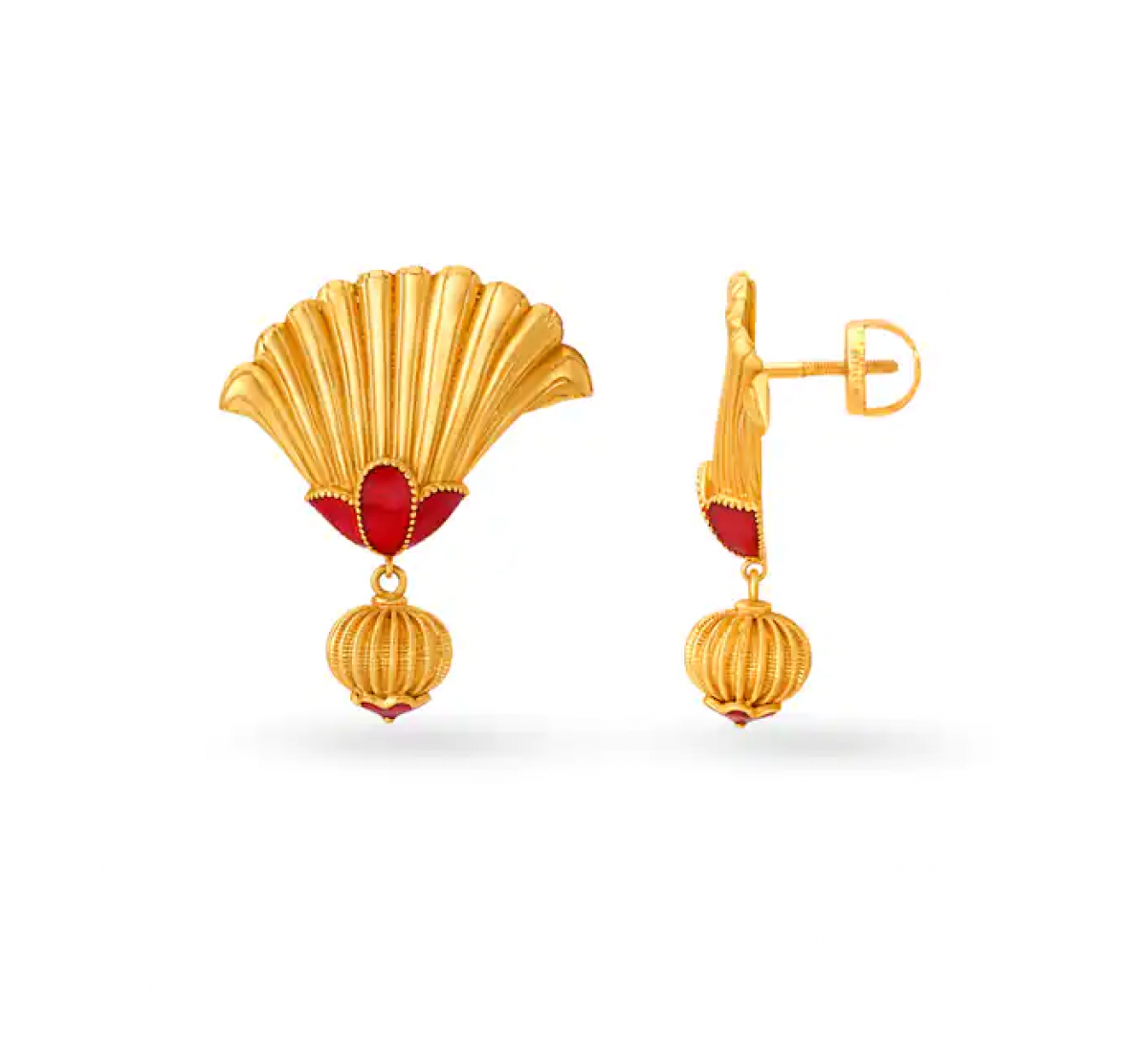 Piper Floral Gold Pendant Set