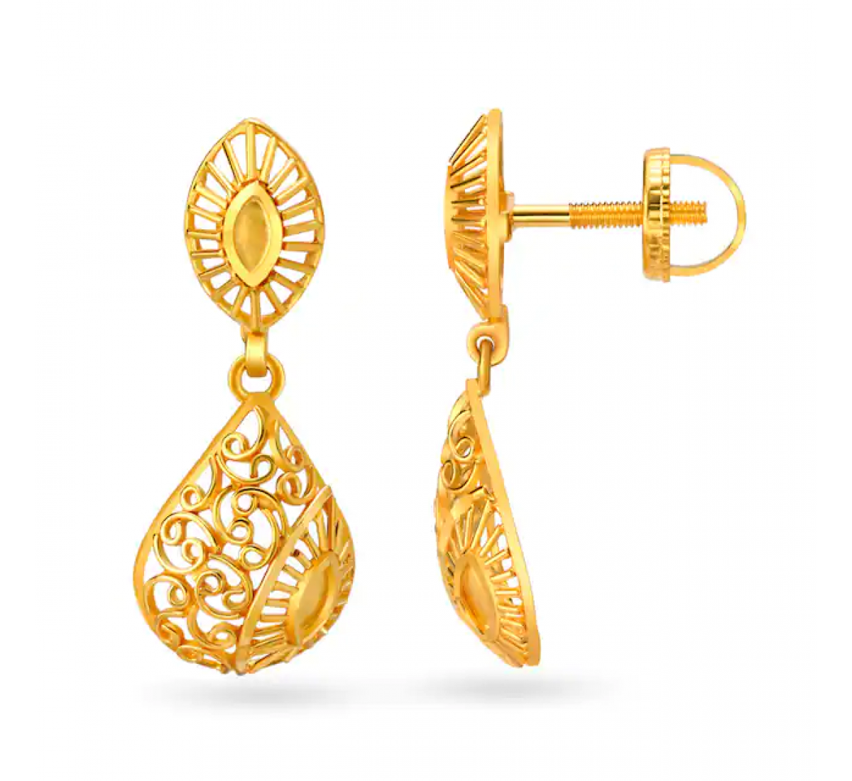 Elegant Evita Gold Pendant Set