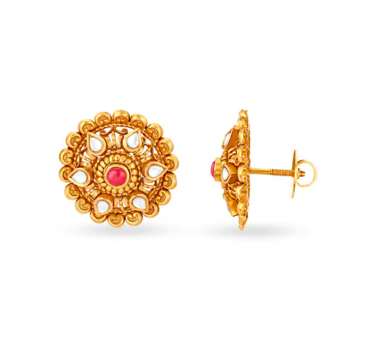 Enchanting Gold Pendant Set