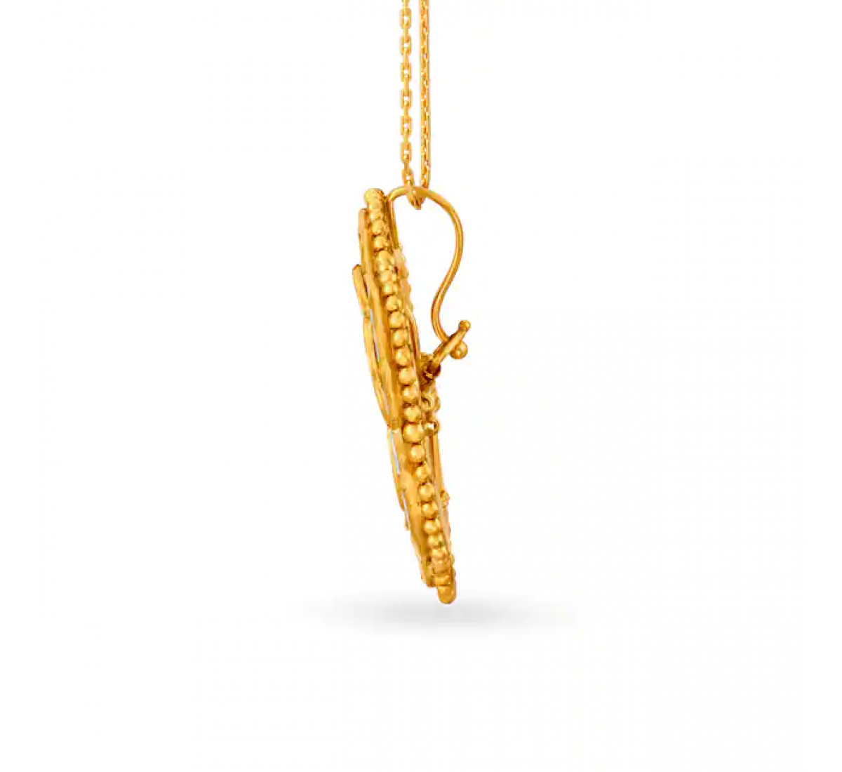 Julius Floral Gold Pendant Set