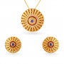Regal Bold Gold Pendant Set