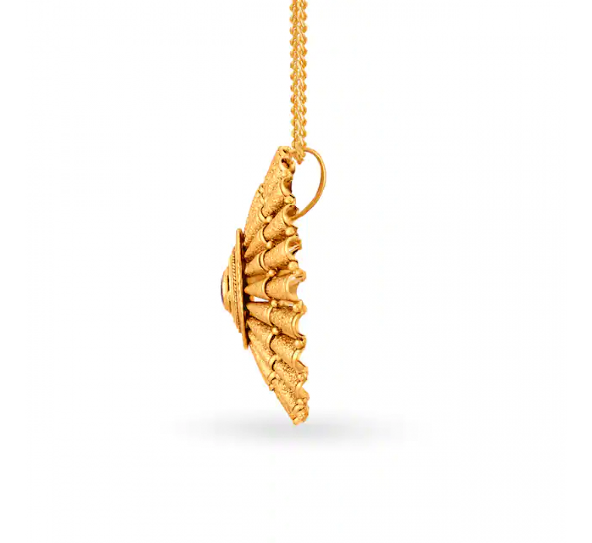 Regal Bold Gold Pendant Set