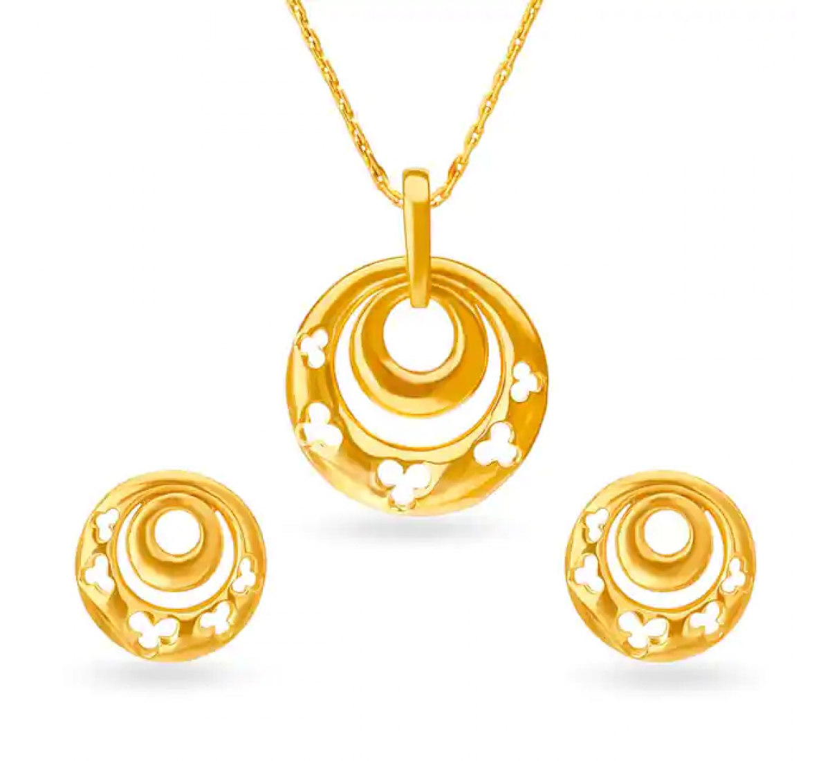 Elegant Clover Gold Set