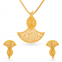 Jestic Gold Pendant Set