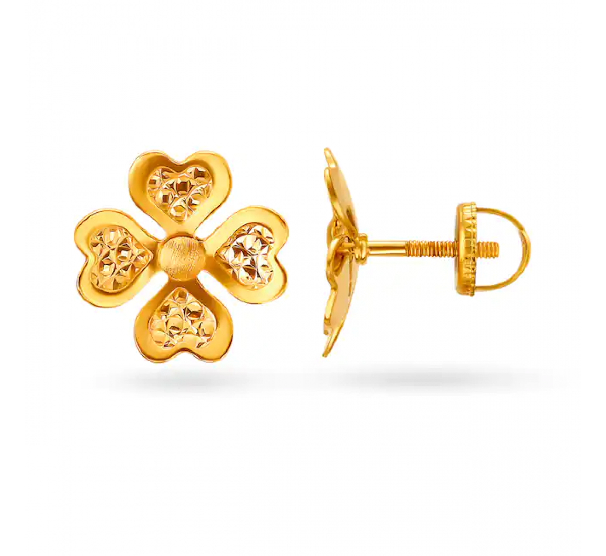 Lydia Floral Gold Pendant Set