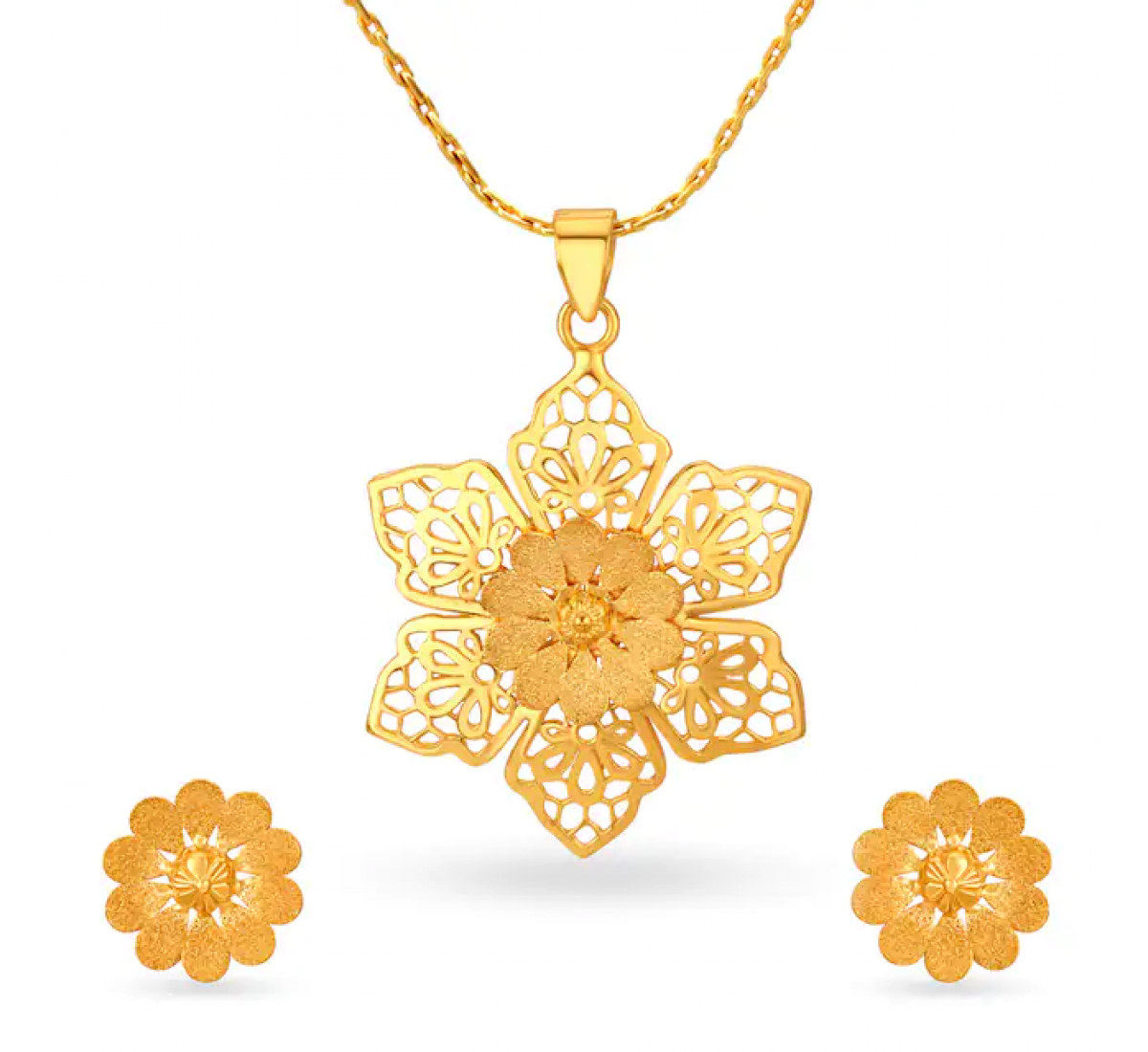 Specta Gold Pendant Set