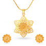 Specta Gold Pendant Set
