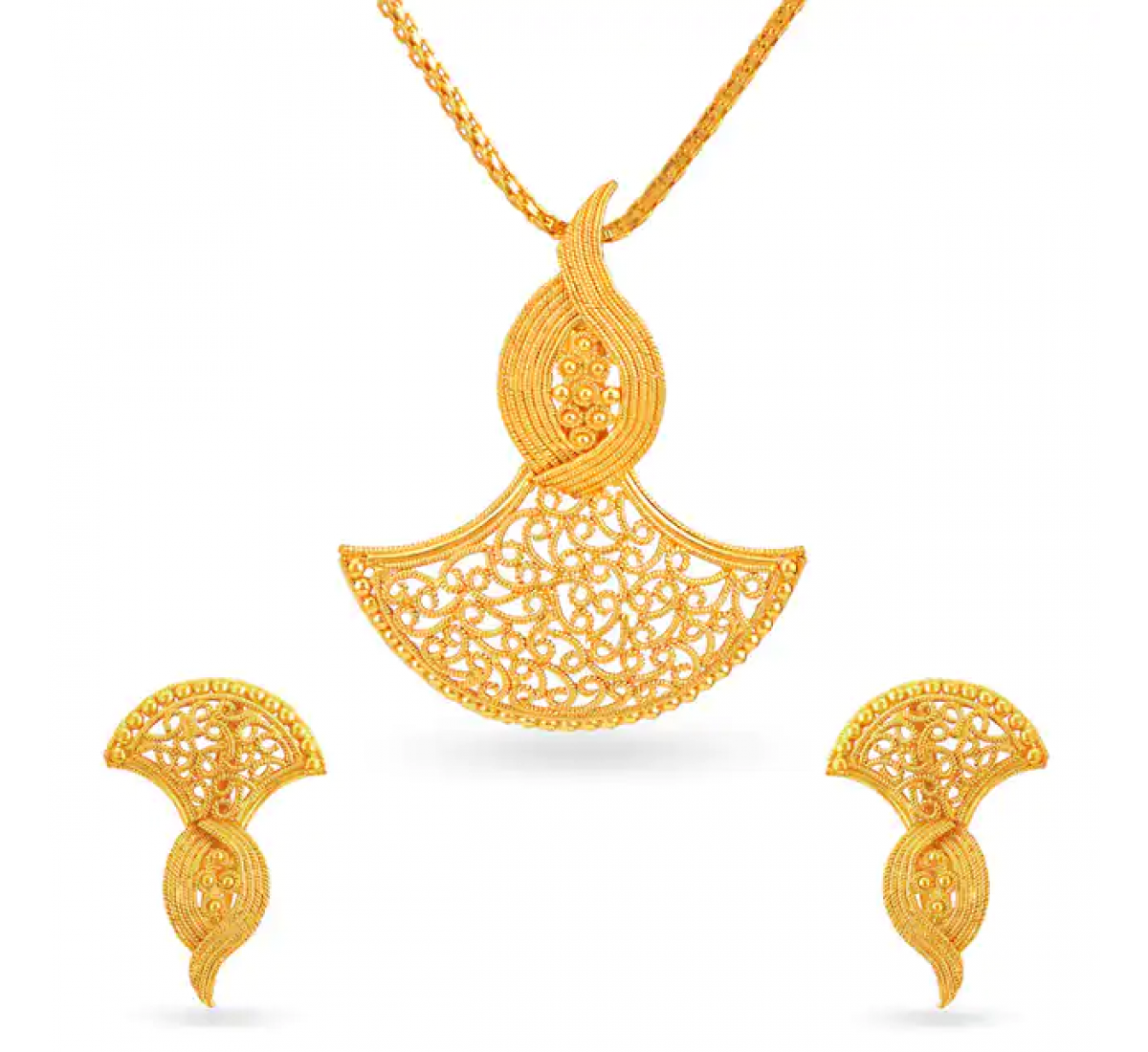 Penelope Gold Pendant Set