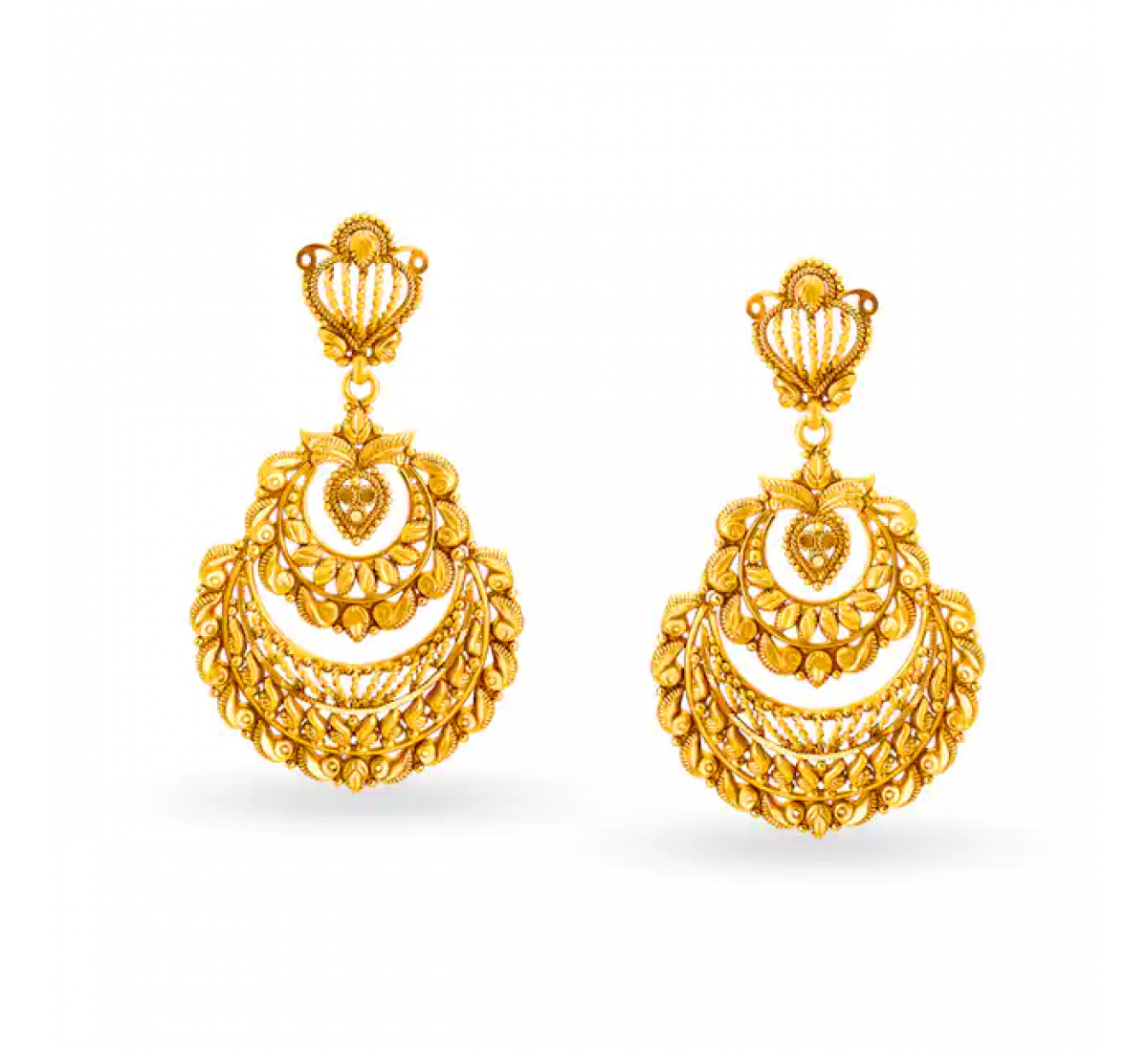 Ornate Gold Pendant Set