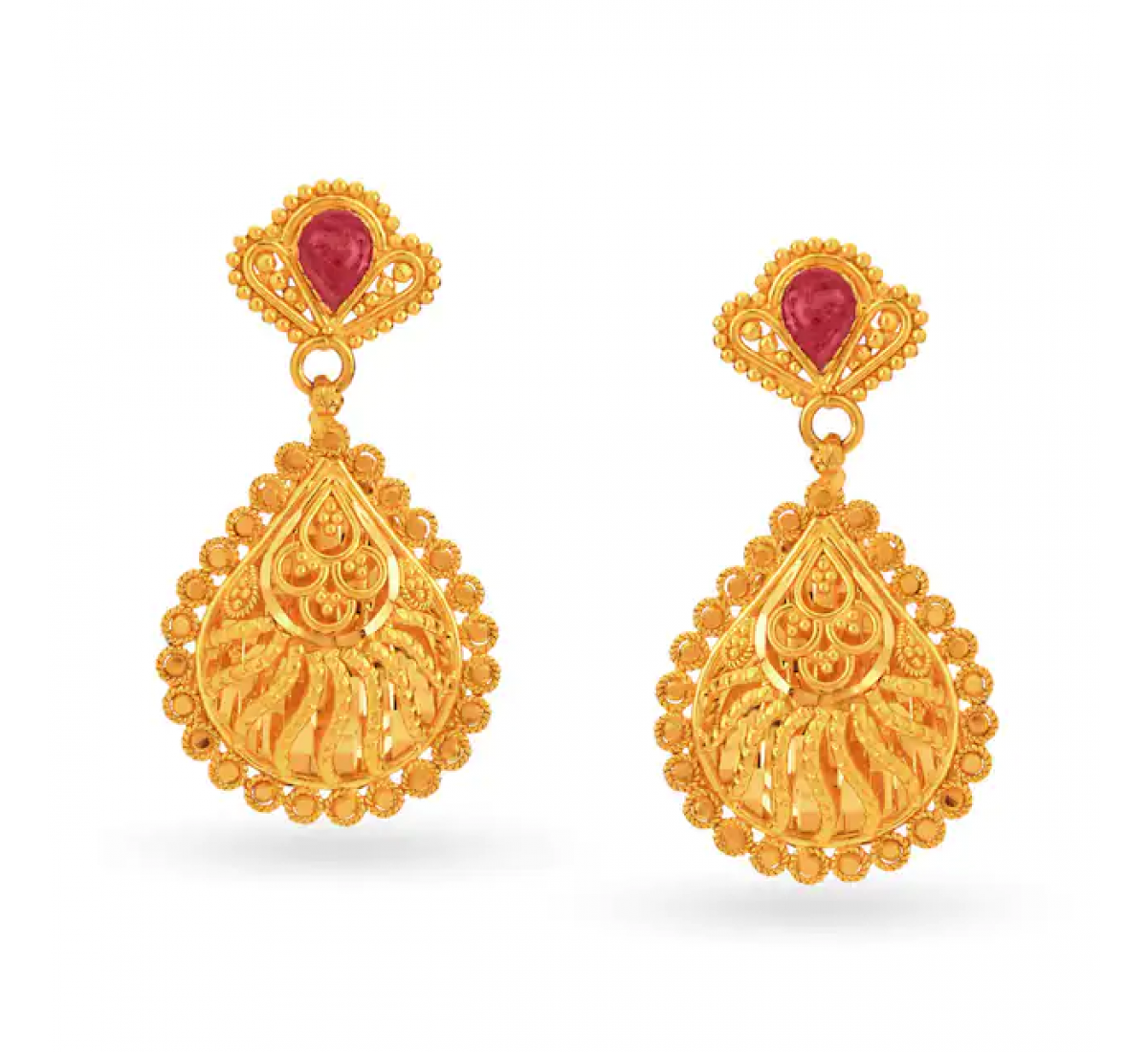 Nexus Mesh Gold Pendant Set