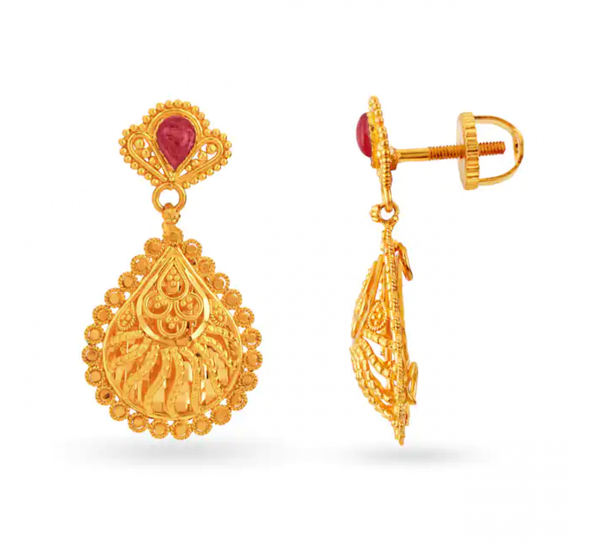 Nexus Mesh Gold Pendant Set