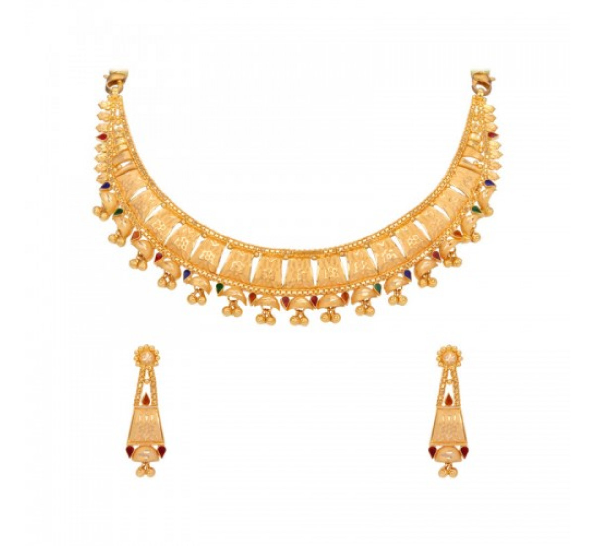 The Reading Gold Necklace Set