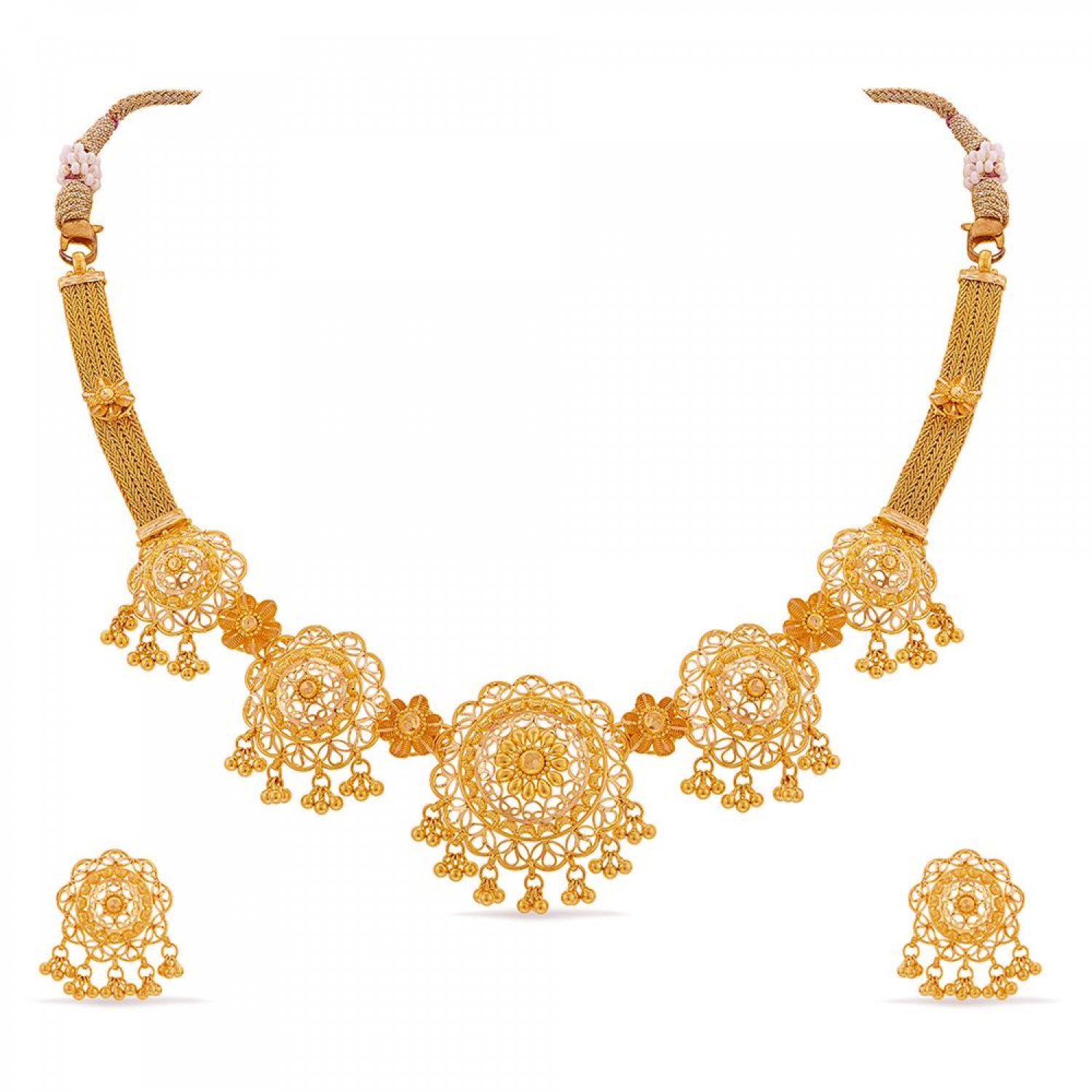 Lizabeth Gold Necklace Set