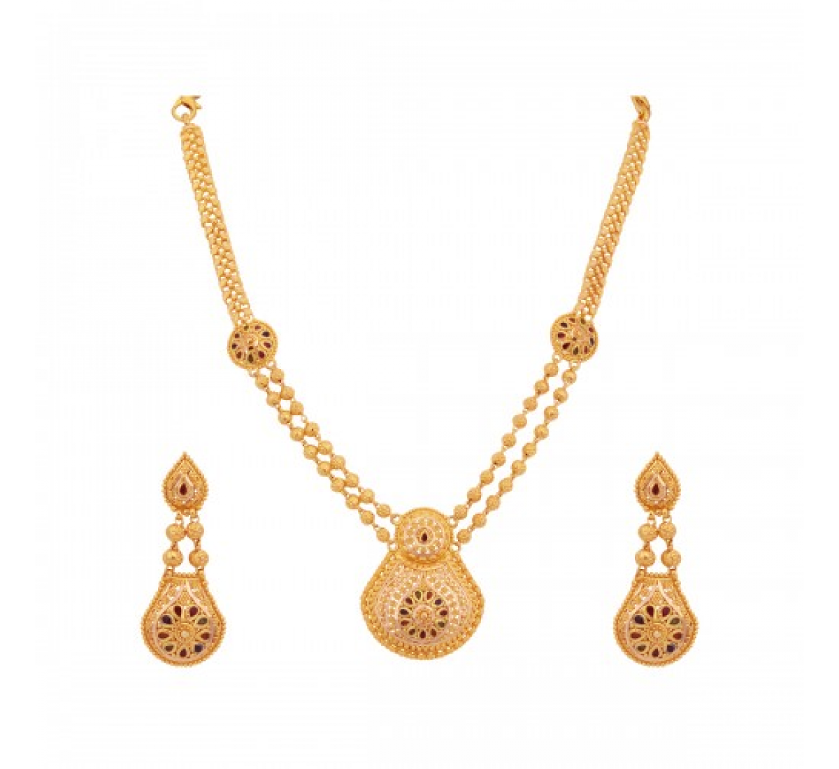 The Marcy Gold Necklace Set