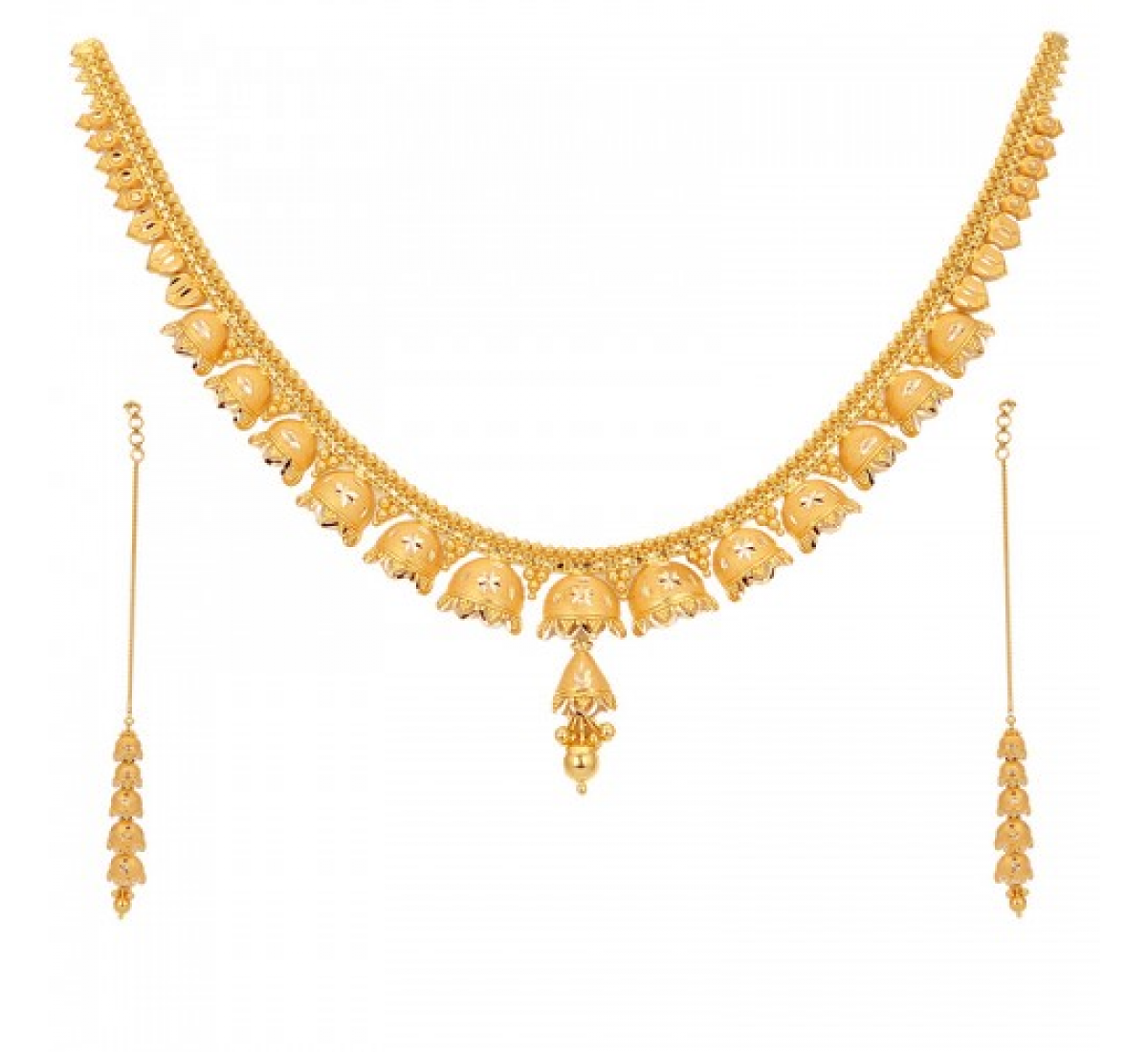 The Halburt Gold Necklace Set