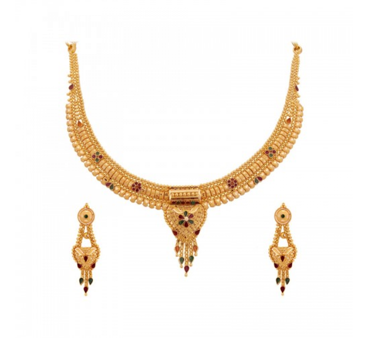Hemma Gold Necklace Set