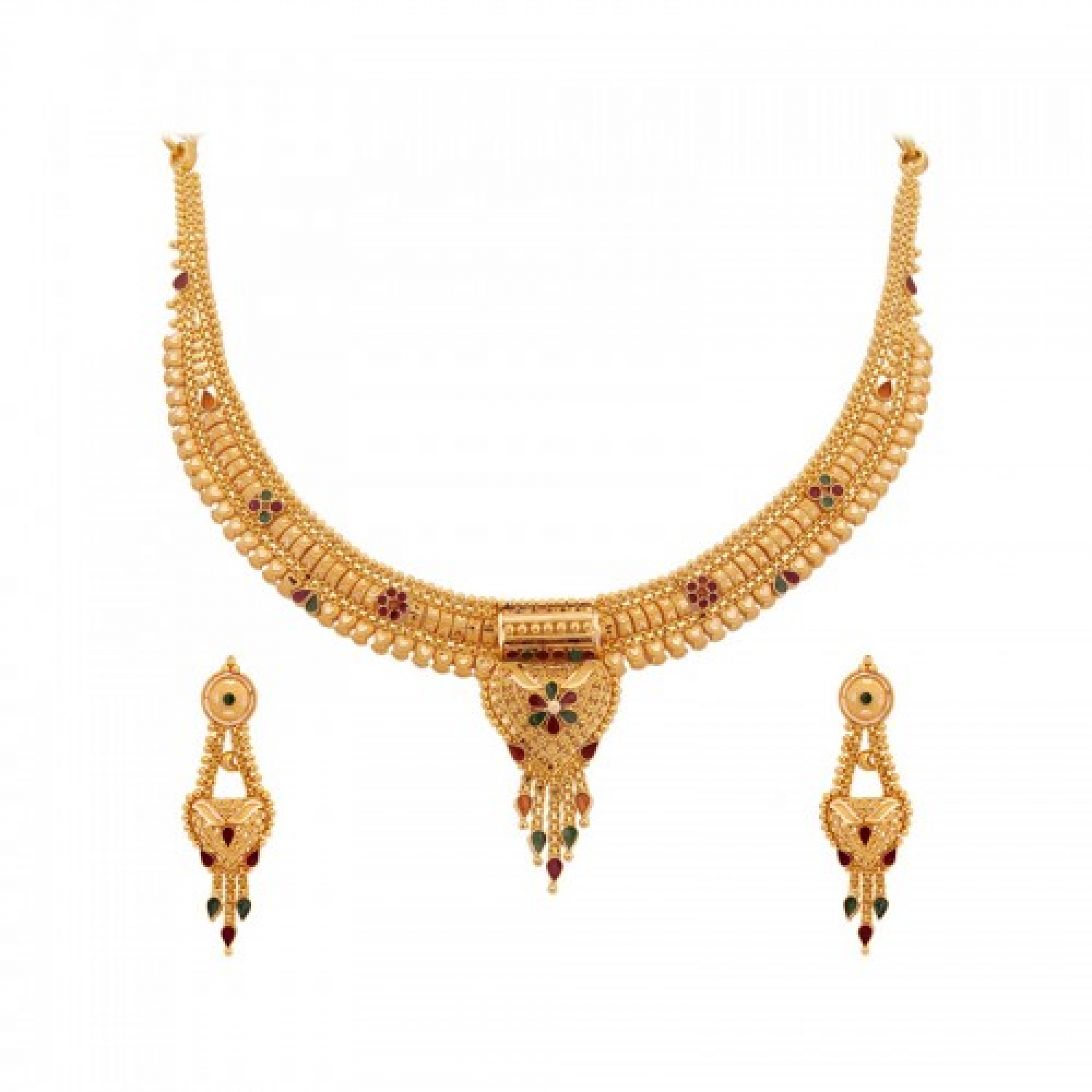 Hemma Gold Necklace Set