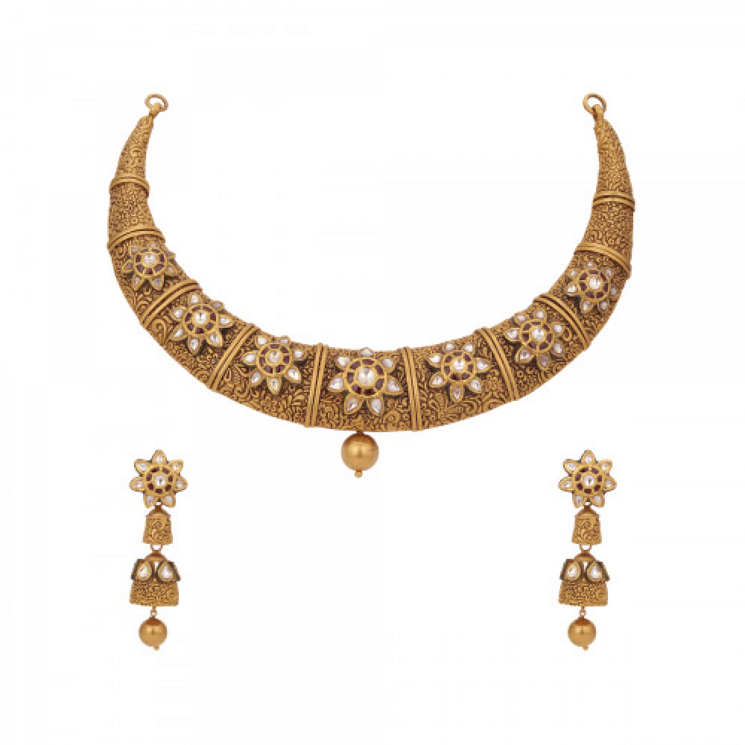 Maeghan Gold Necklace Set