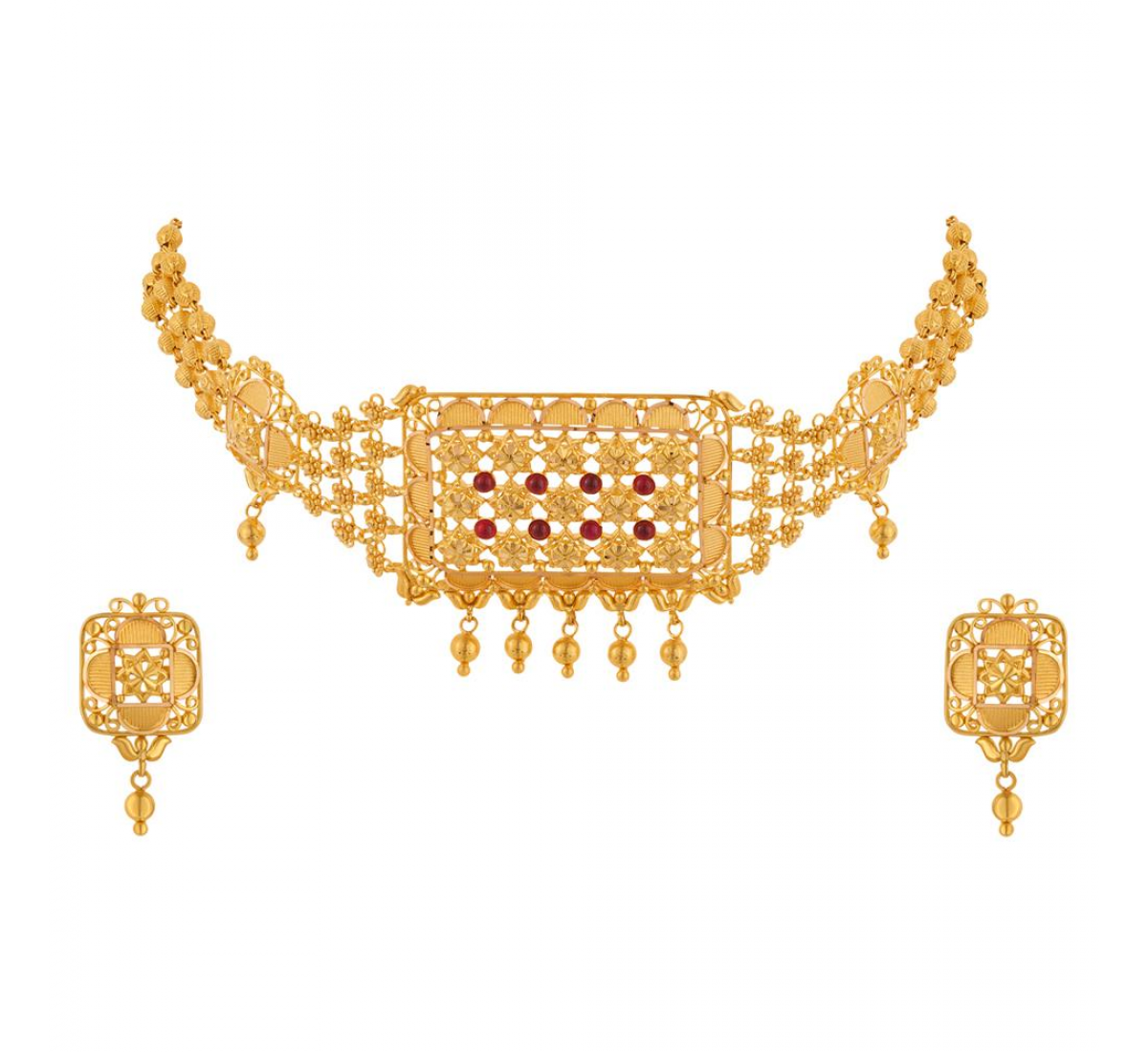 Samira Gold Necklace Set