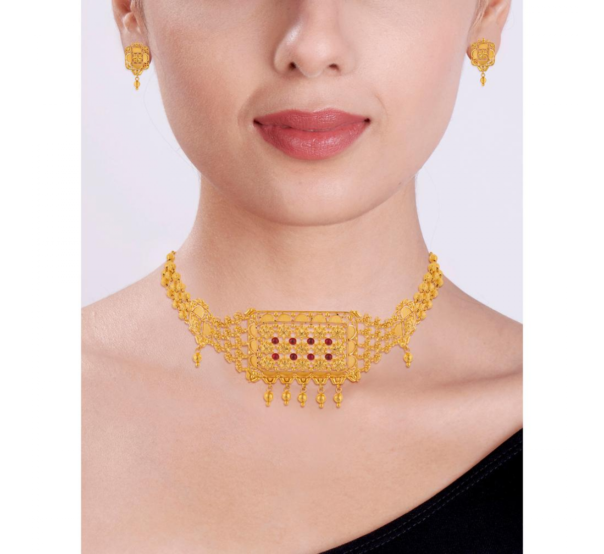 Samira Gold Necklace Set