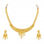Sania Floral Gold Necklace Set