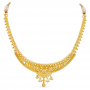 Sania Floral Gold Necklace Set