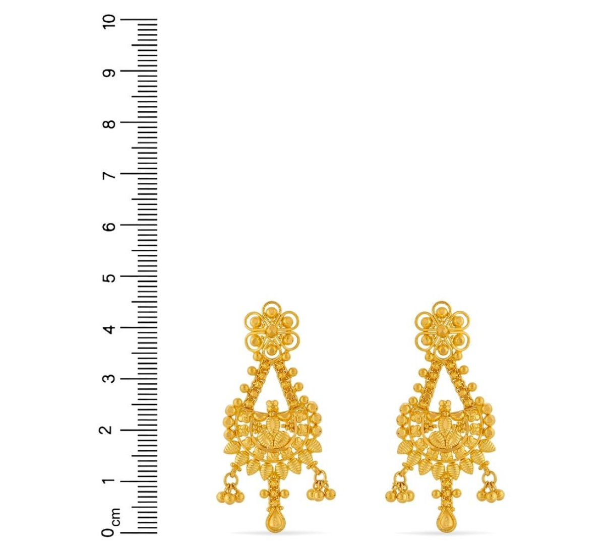 Sania Floral Gold Necklace Set