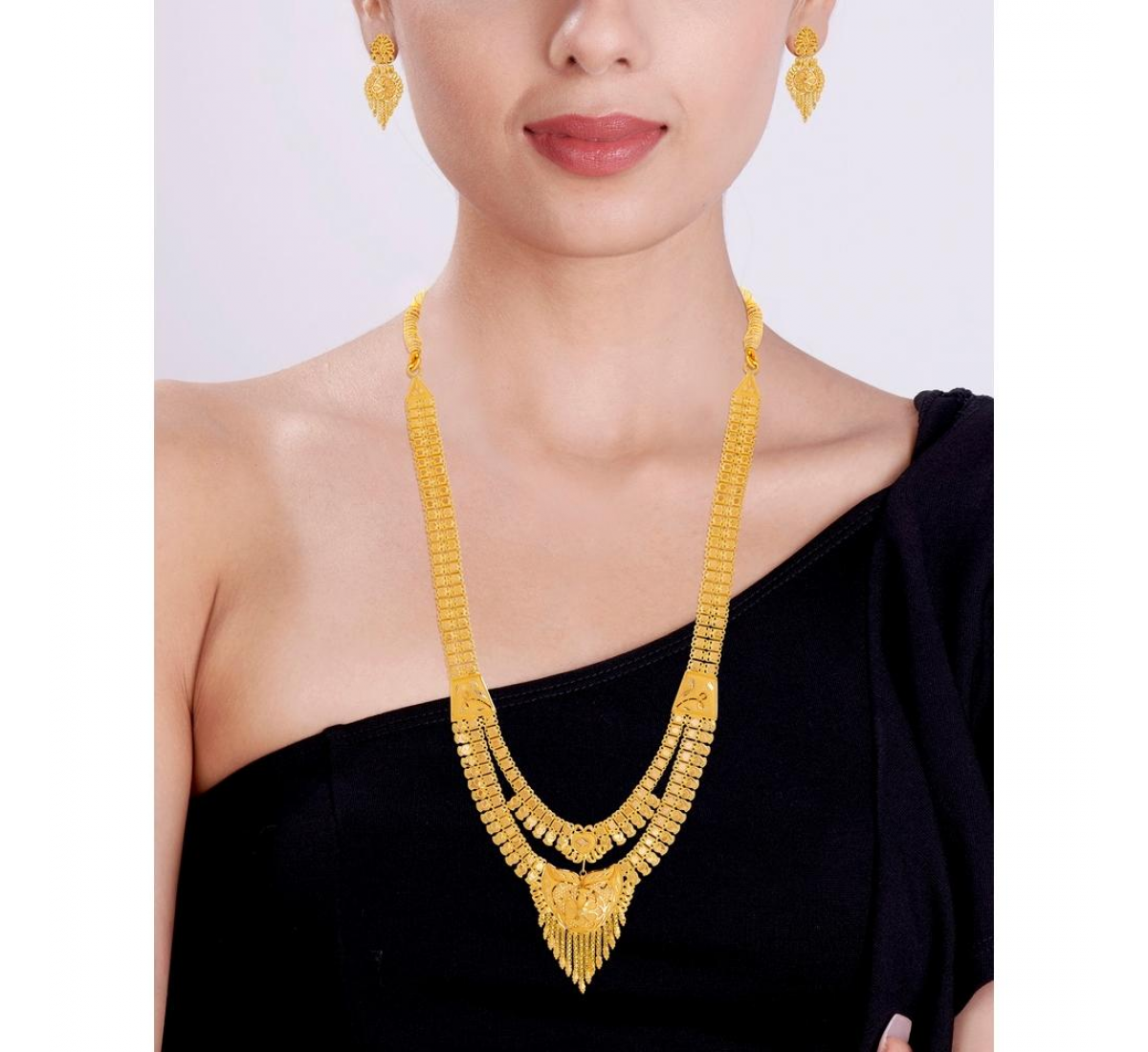 Rhianna Gold Necklace Set