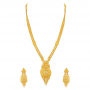 Glean Floral Gold Necklace Set