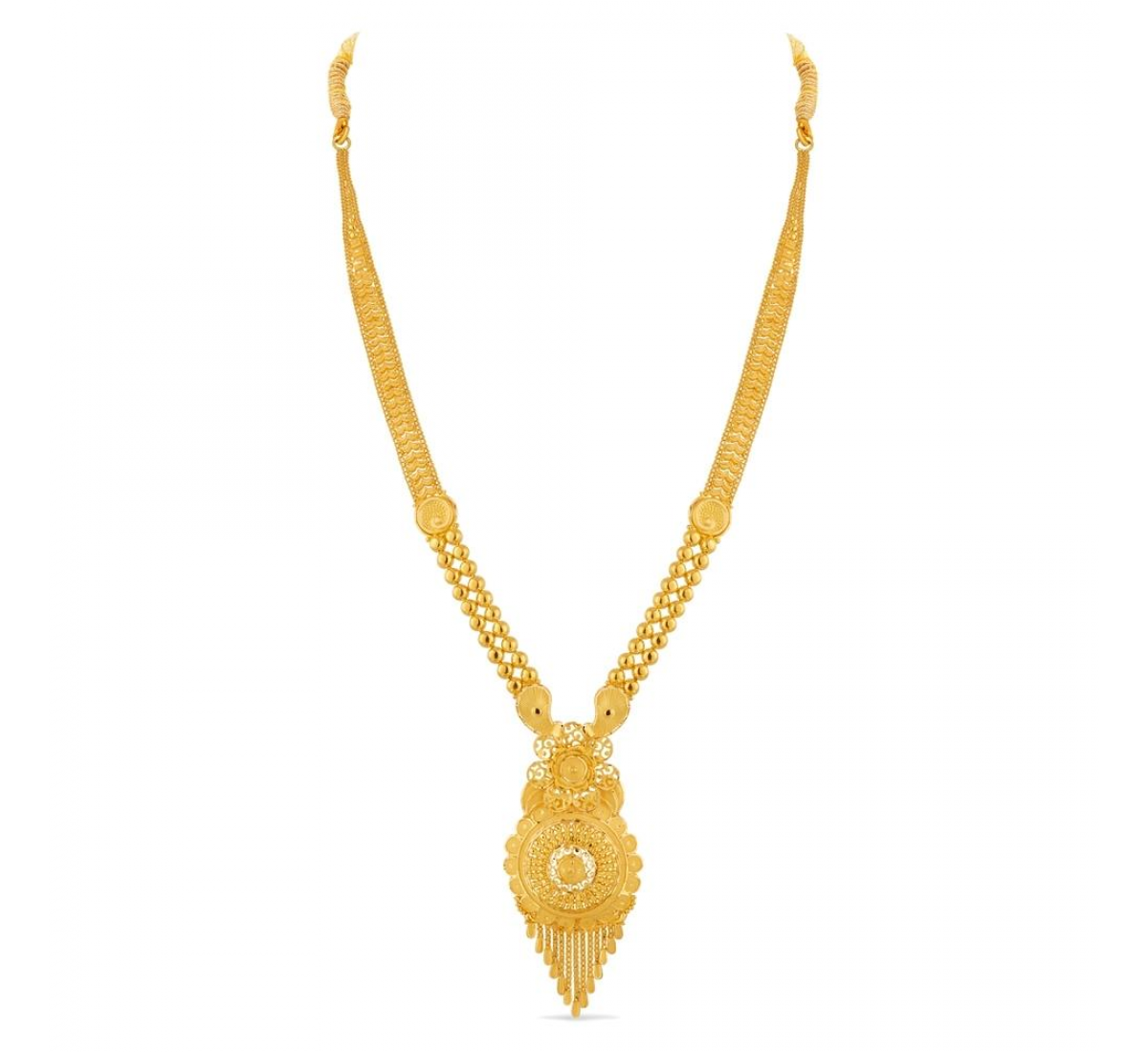 Glean Floral Gold Necklace Set