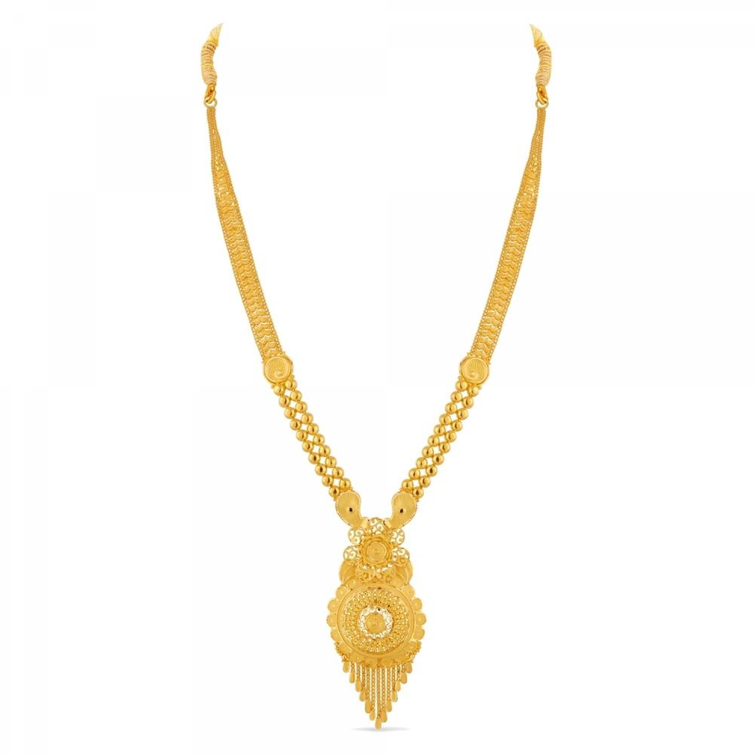 Glean Floral Gold Necklace Set