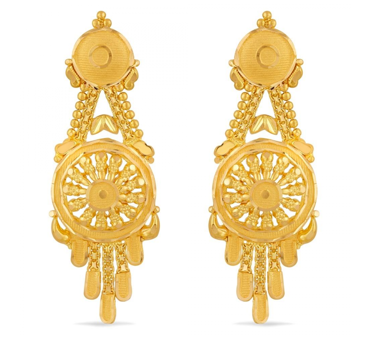 Glean Floral Gold Necklace Set