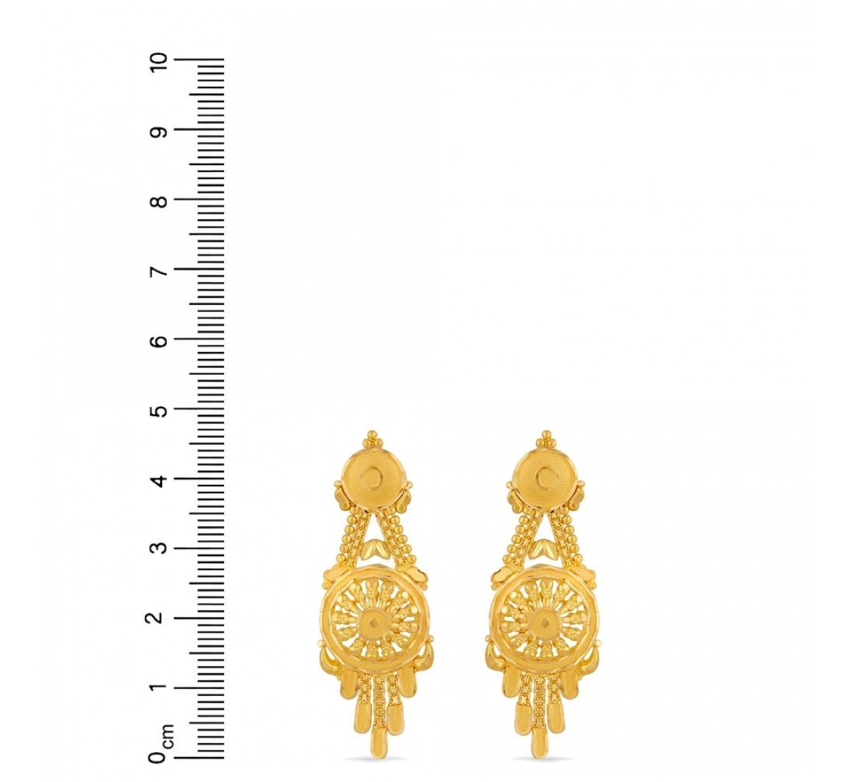 Glean Floral Gold Necklace Set