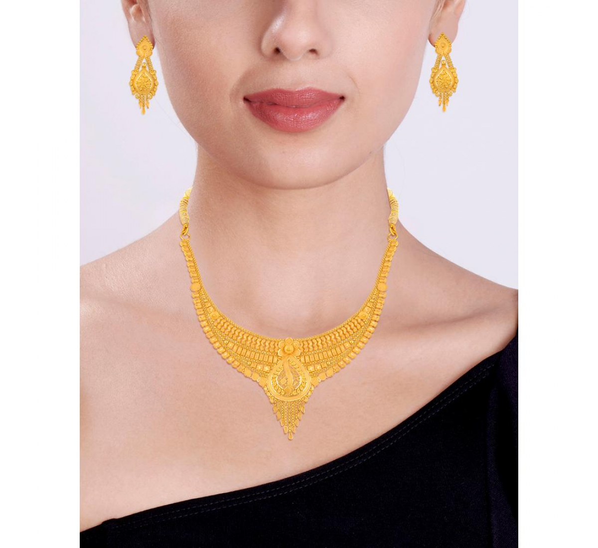 Samara Gold Necklace Set