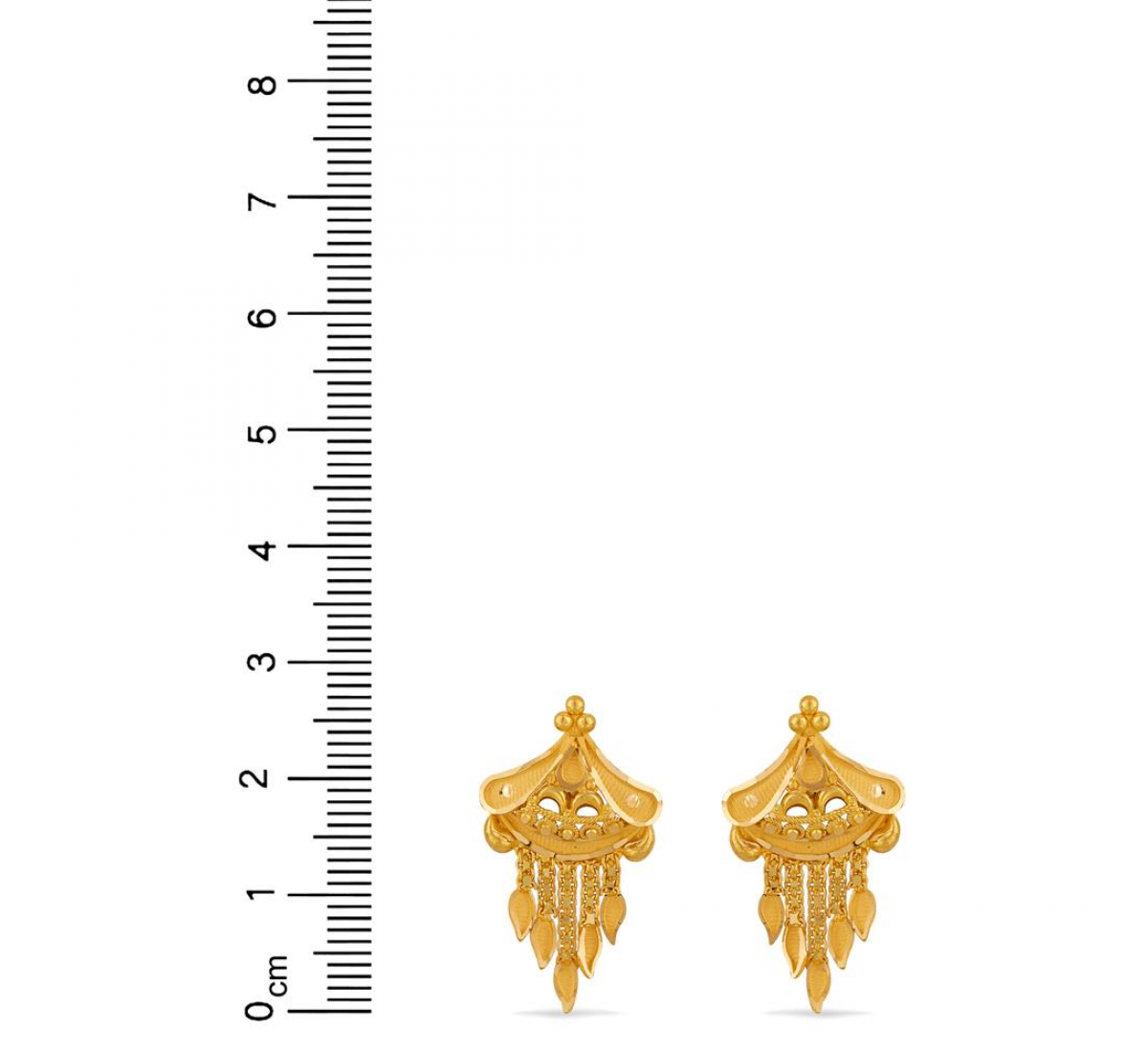 Symmetric Gold Necklace Set