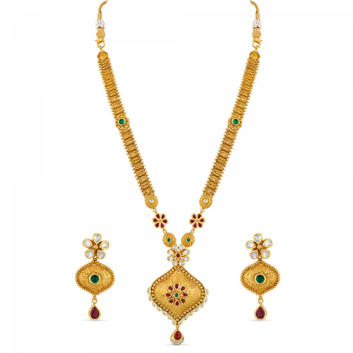 Alice Floral Gold Necklace Set