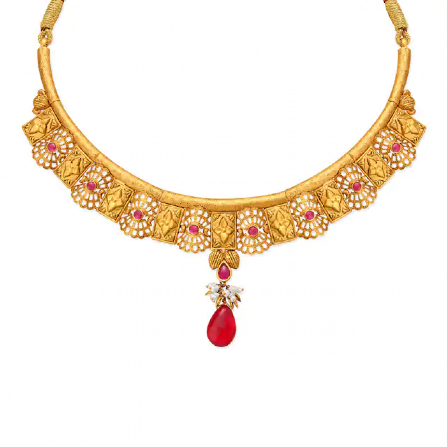 Aavya Gold Necklace Set