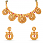 Paisley Gold Necklace Set