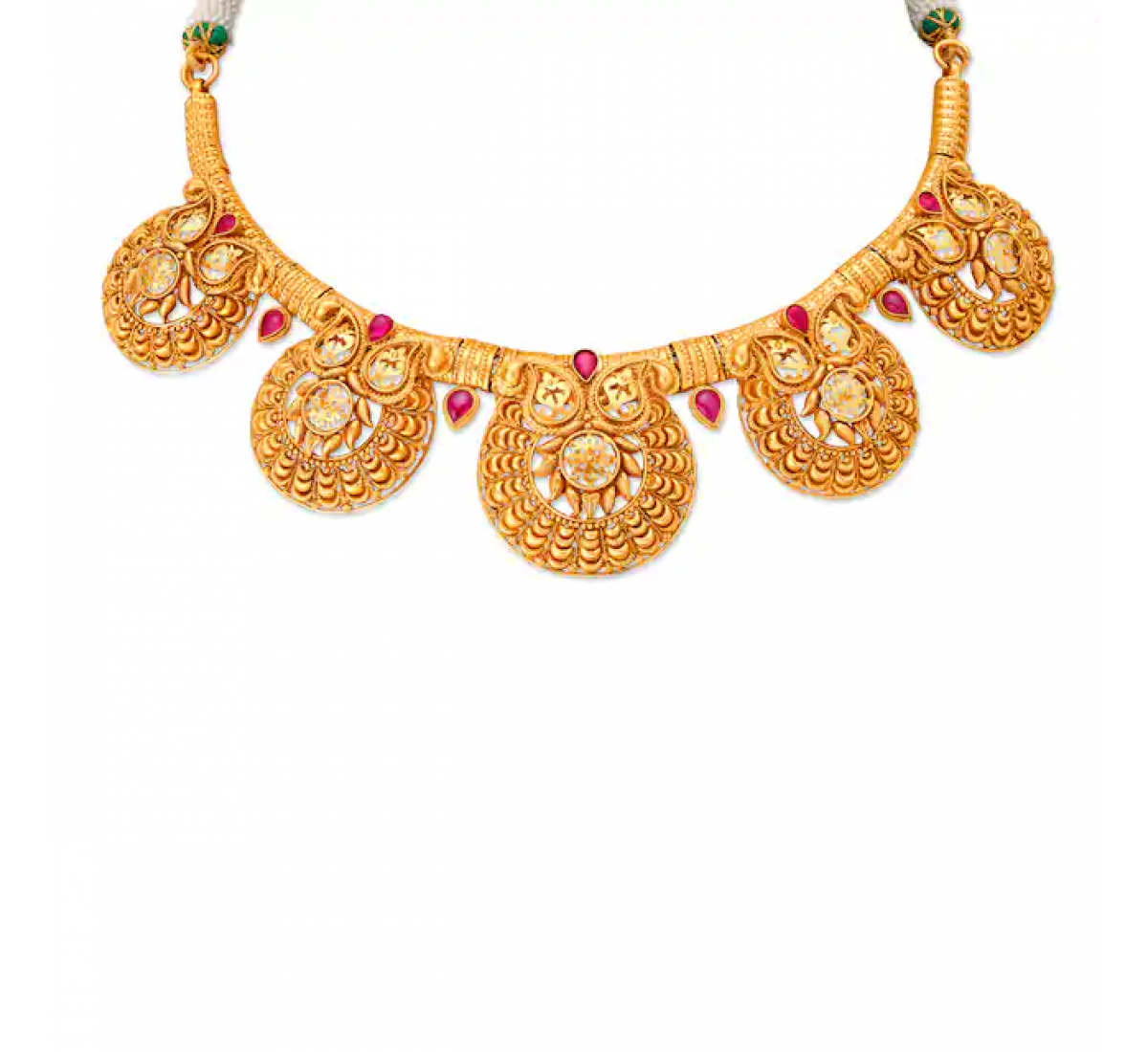 Paisley Gold Necklace Set