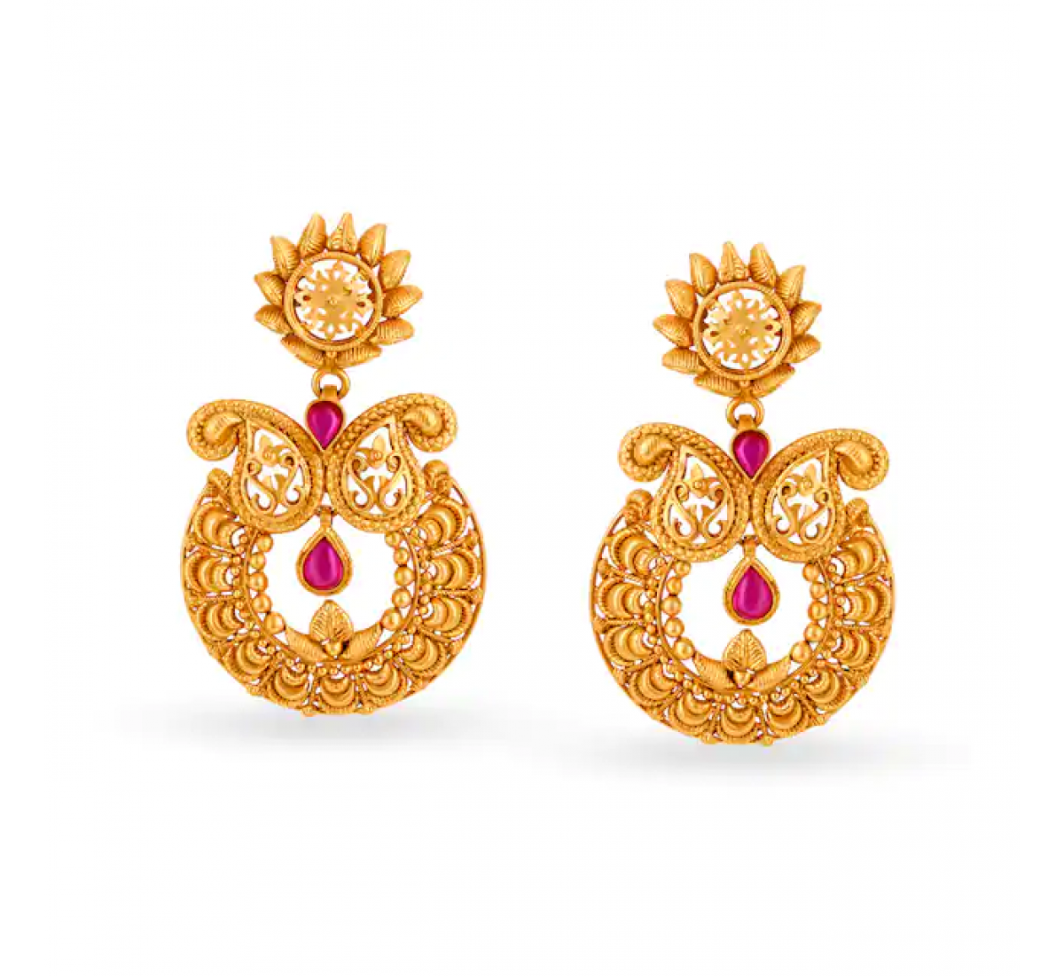 Paisley Gold Necklace Set