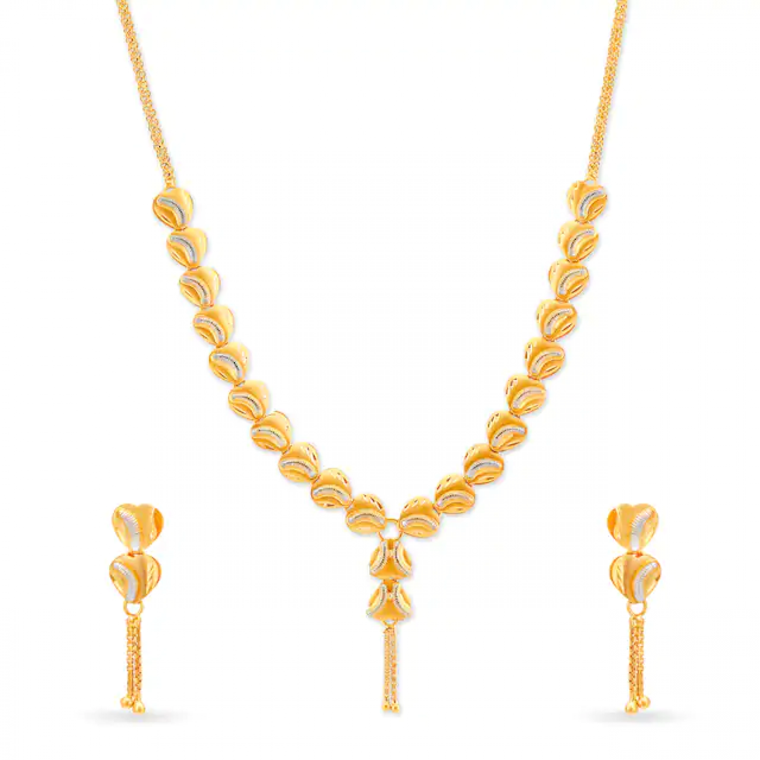 Liam Stamp Gold Necklace Set
