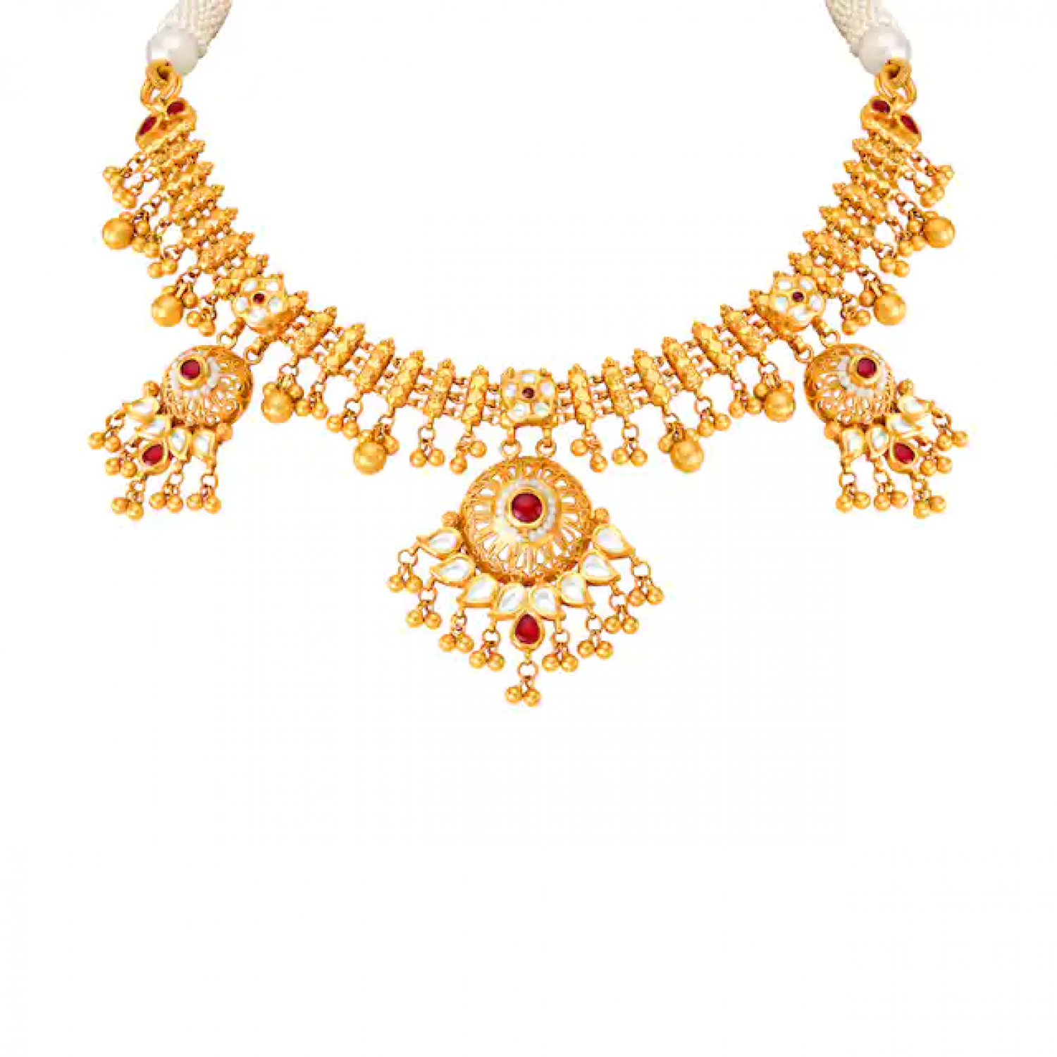 Deepa Gold Necklace Set