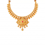 Regal Stamp Gold Necklace Set