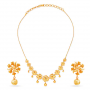 Jane Floral Gold Necklace Set