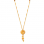 Rose Pattern Gold Necklace Set
