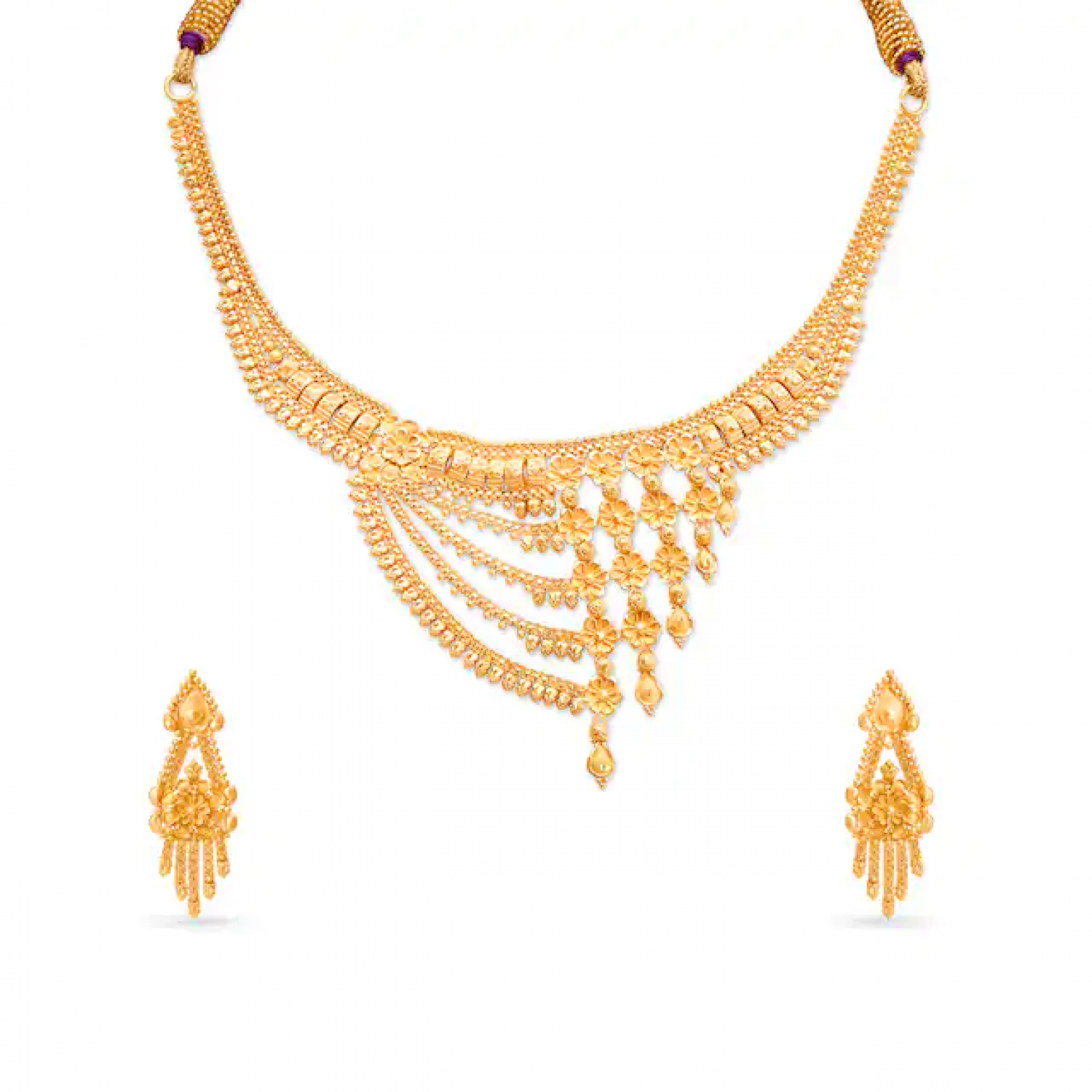Osephine Gold Necklace Set