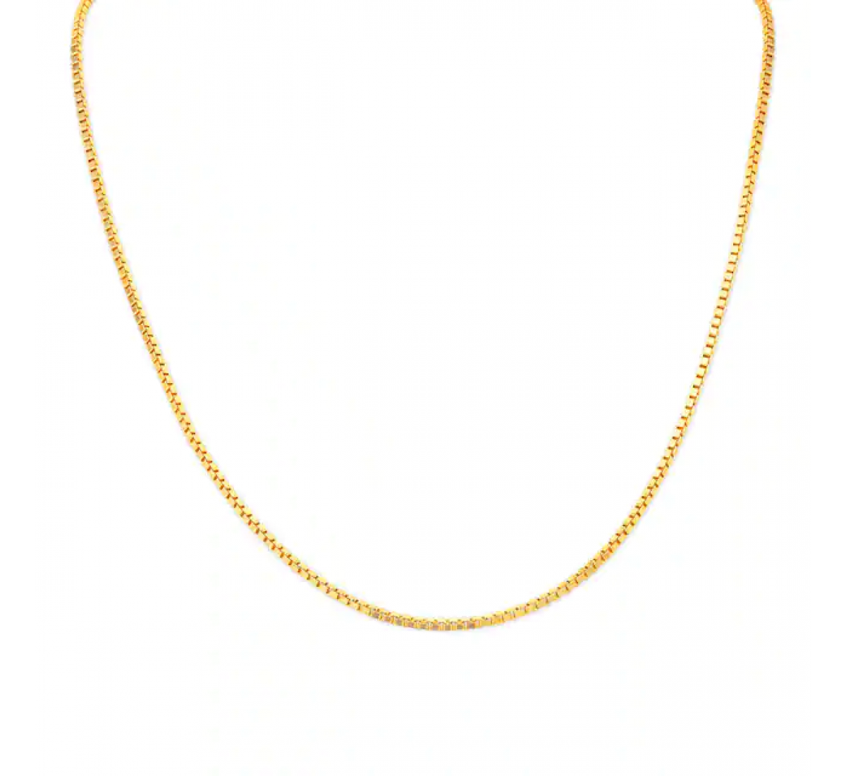 Subtle Fancy Gold Box Chain