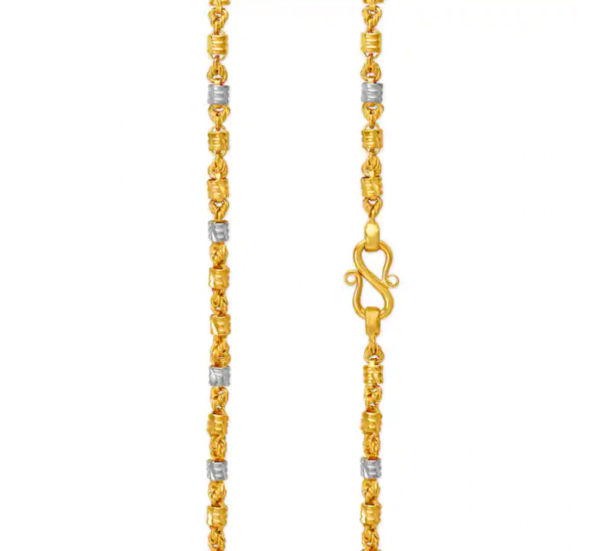 Traditional Spiral Gold Chain